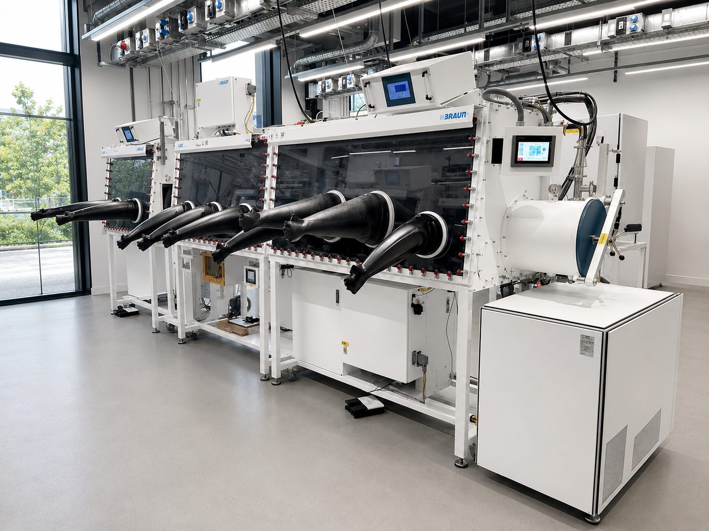MBraun Gloveboxen-Reihe im Labor – zur Miete
